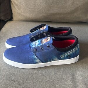 Emerica Blue Tie-Dye Sneakers